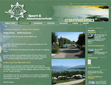 Tablet Screenshot of camping-traunsee.at